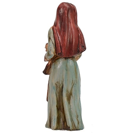 Donna con gallina cm 8 Landi Mondo Presepi