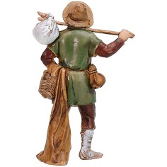 Viandante con fagotto cm 8 Landi Mondo Presepi 2