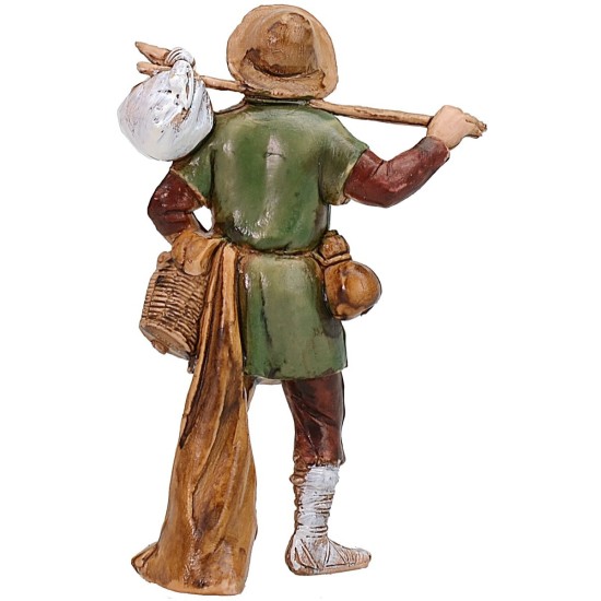 Caminante con fardo cm 8 Landi Mondo Presepi