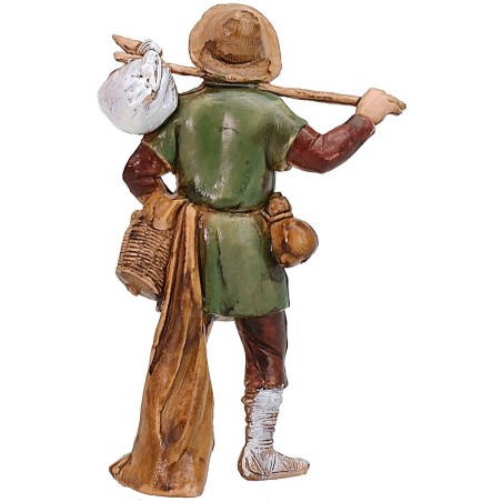 Caminante con fardo cm 8 Landi Mondo Presepi