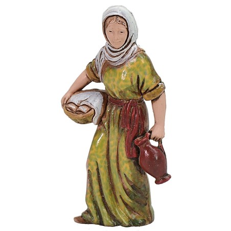 Set 6 statue per presepe 8 cm Landi Moranduzzo personaggi Mondo