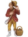 Pastor con cesta cm 8 Landi Mondo Presepi