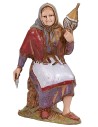 Donna che fila serie 8 cm Landi Mondo Presepi