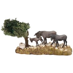 Grupo de burros serie 8 cm Landi Moranduzzo Mundo