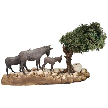 Gruppo asini serie 8 cm Landi Moranduzzo