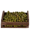 Cassetta in legno con olive cm 6x4,5x3,5 h