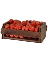 Caja de madera con manzanas cm 6,9x4,4x3,2 h