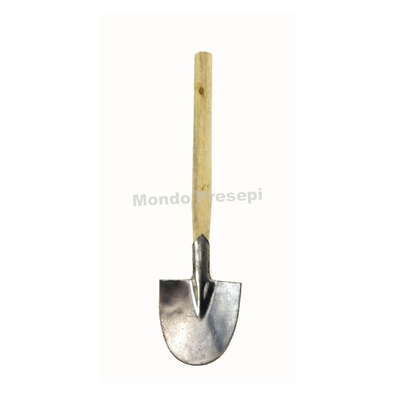 8 cm wood and metal shovel