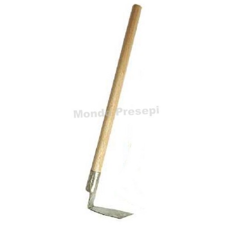 Wood and metal hoe 7 cm