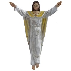 Gesù risorto in resina da appendere 30,8 cm