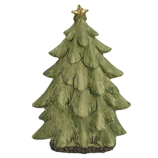 Nacimiento con árbol en resina de 6,1x3,6x9,2 cm, resina, árbol