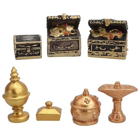 Set 7 pezzi scrigni e tesori