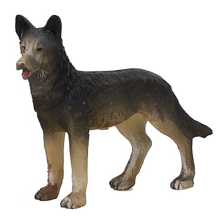 Perro lobo cm 6,5x5,1 h para estatuas de 8-10 cm de altura, estatuas.