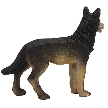 Perro lobo cm 6,5x5,1 h para estatuas de 8-10 cm de altura, estatuas.