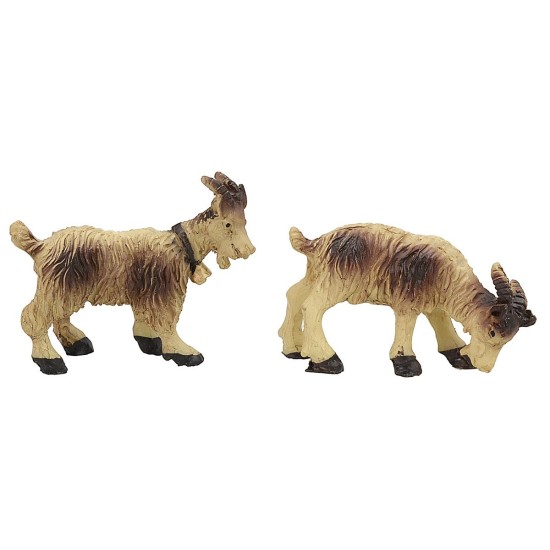 Conjunto de 4 cabras para estatuas de 8-10 cm de altura, cabeza, cabras, estatuas, cabra.
