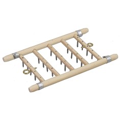 Aratro in legno e metallo cm 6x10x1,4 h 2