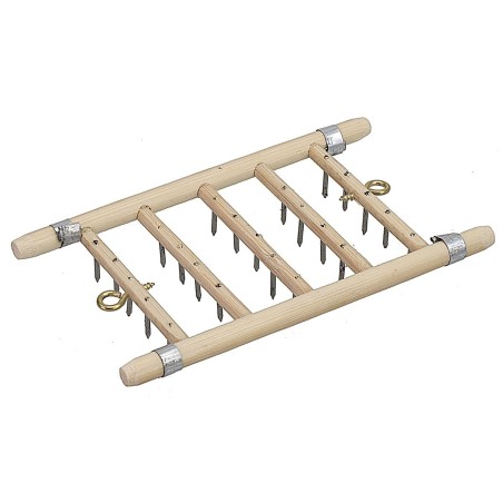 Aratro in legno e metallo cm 6x10x1,4 h