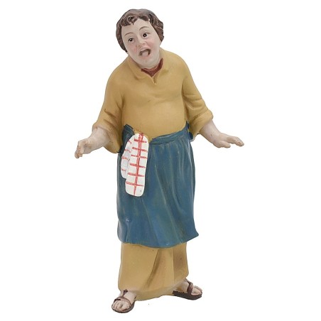 Vendedor ambulante de resina de 11 cm, vendedora, resina