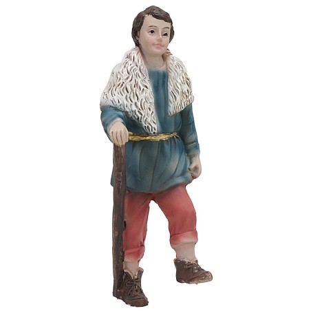 Pastore che sale gli scalini 11 cm in resina