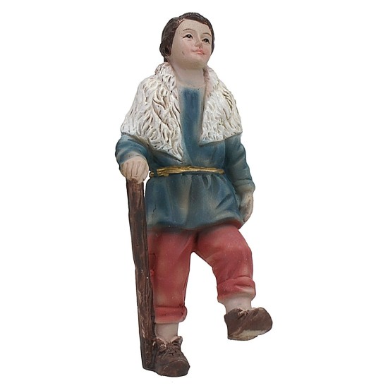 Pastor que sube los escalones de 9 cm en resina, sube.