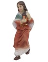 Resin Woman with Lantern Descending the Stairs 9 cm
