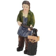 Boscaiolo 8 cm in resina