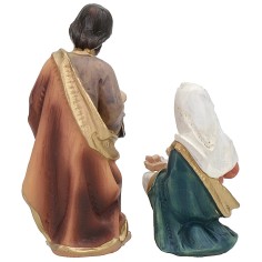 Natività 3 soggetti 9 cm in resina 2
