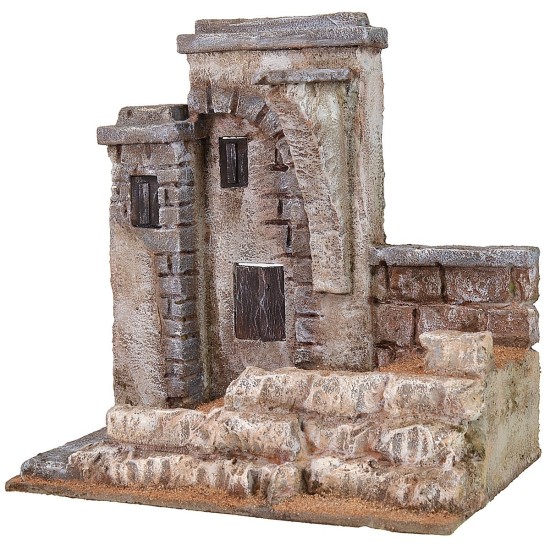 Stretch of road traveled by Christ towards Golgotha 25x15x25 h