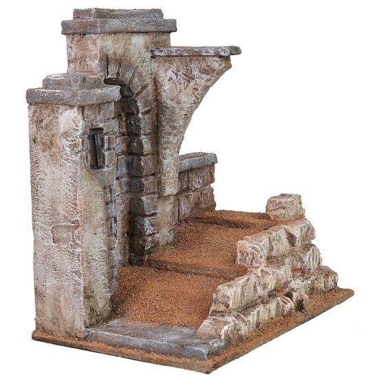 Tratto di strada percorso da Cristo verso il Golgota 25x15x25 h