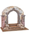 Arco atravesado por Cristo con la cruz a cuestas 25x15x22 h