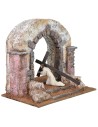 Arco atravesado por Cristo con la cruz a cuestas 25x15x22 h