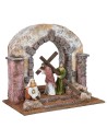 Arco atravesado por Cristo con la cruz a cuestas 25x15x22 h