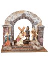 Arco atravesado por Cristo con la cruz a cuestas 25x15x22 h
