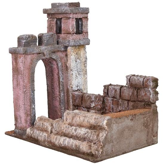 Stretch of road traveled by Christ towards Mount Calvary