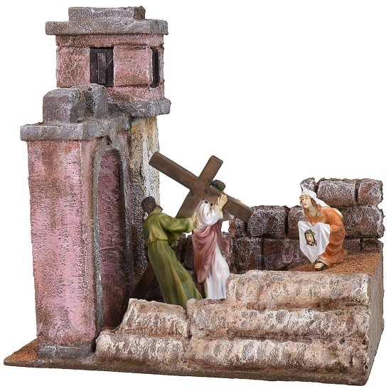 Tratto di strada percorso da Cristo verso il monte Calvario