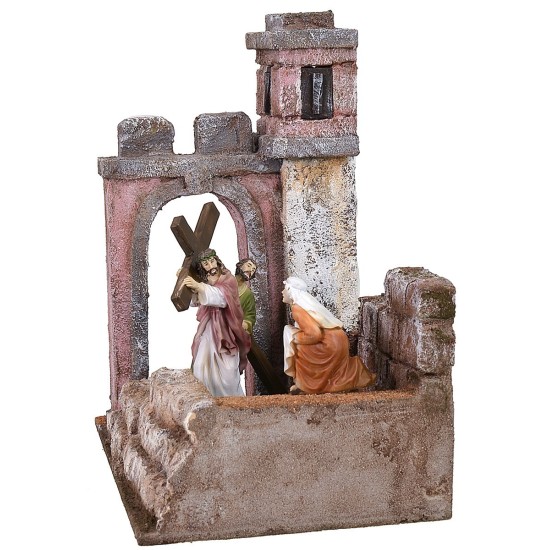 Tratto di strada percorso da Cristo verso il monte Calvario