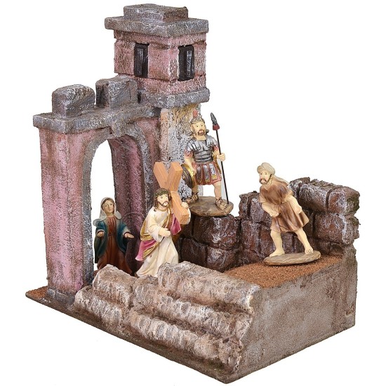 Tratto di strada percorso da Cristo verso il monte Calvario