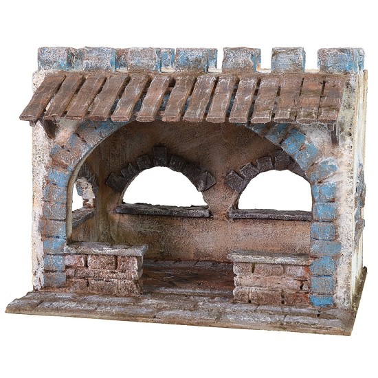 Ambientación para última cena con techo de encaje 29x24x24 h