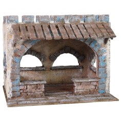 Setting for the last supper with lace roof 29x24x24 h
