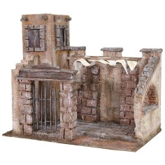 Ambientazione per ultima cena con cortile 33x20x30 h statue 2