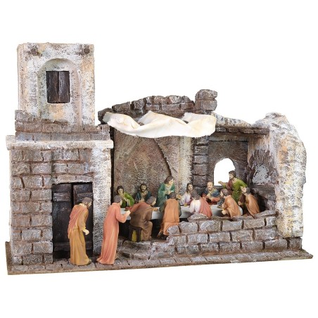 Ambientación para la última cena 42x17x30 h altura, estatuas
