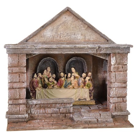 Ambientazione per ultima cena 29x25x28 h altezza, statue