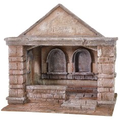 Escenografía para la última cena 29x25x28 h altura, estatuas. 2