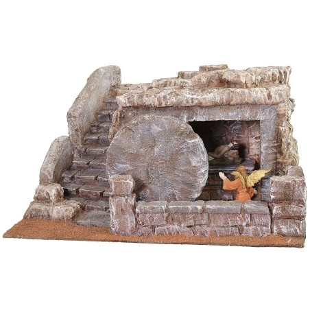 Sepolcro con scalinata laterale 37x32x23 h