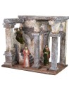 Setting flagellation of Christ with Pilate's throne 25x15x21 h