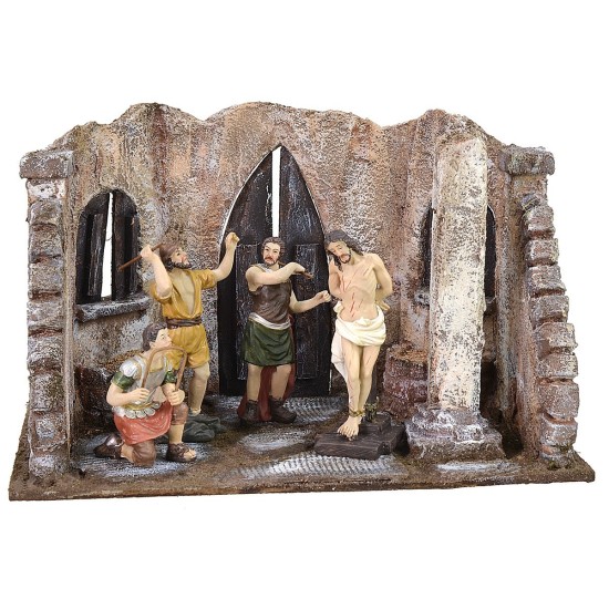 Ambientación flagelación de Cristo en el foro 25X15x16 h