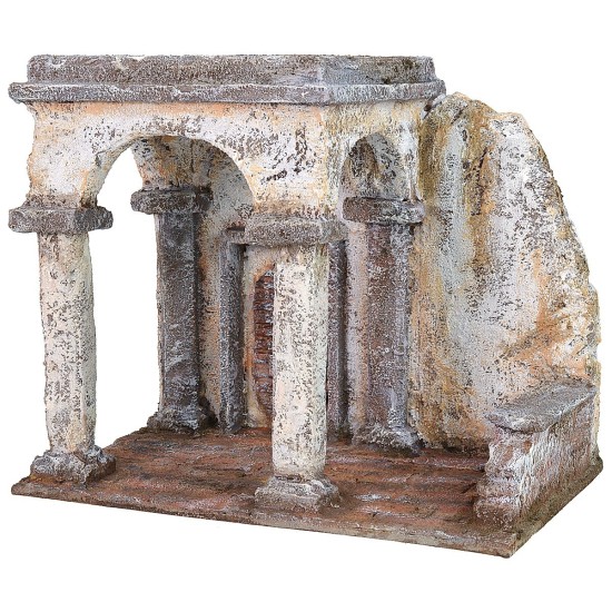 Scenografia della flagellazione di Cristo in stile palestinese