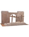 Setting of the Crucifixion with fortress facade 48x27x25 h