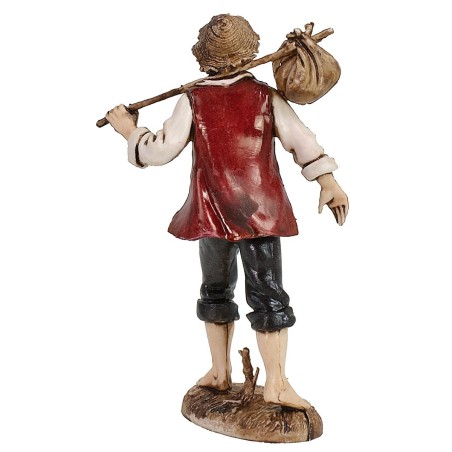 Viandante con fagotto 12 cm Landi Moranduzzo