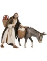 Caminante con burro serie 13 cm Landi Moranduzzo Mundo Pesebre